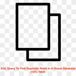 Sql Query To Find Duplicate Rows In A Oracle Database Clipart