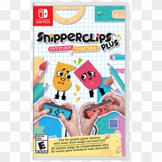 Cut It Out Together Box Art - Snipperclips Plus Cut It Out Together - Png Download