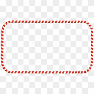 Free Png Christmas Candy Frame Png - Candy Cane Christmas Frame Clipart