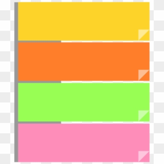 Post-it Note Paper Stationery Sticker Document - Colorful Sticky Notes Png Clipart