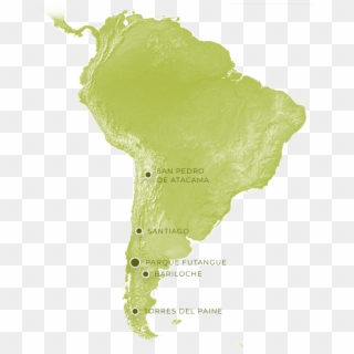 Mapa América - Chile In South America Map Clipart