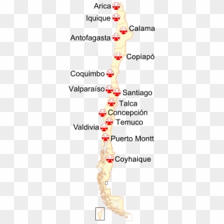 Mapa De Institutos Teletón - Smile Clipart