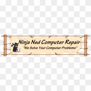 Ninja Ned Computer Repair - Banner Clipart