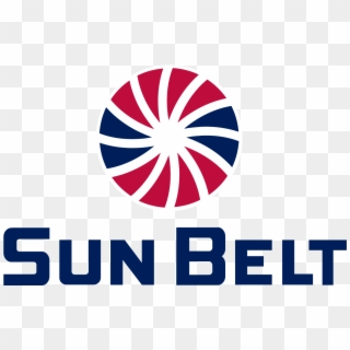 Sun Belt Logo In South Alabama Colors - Sun Belt Conference Logo Clipart