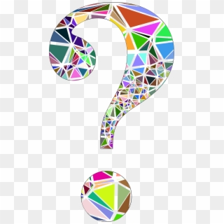 This Free Icons Png Design Of Low Poly Shattered Question - Low Poly Question Mark Clipart