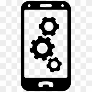 Android Settings Comments - Transparent Background Smart Phone Icon Clipart
