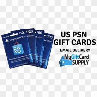 Us Psn Gift Cards 24 7 Email Delivery Mygiftcardsupply - Banner Clipart