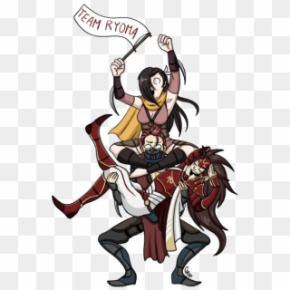 Best Royal/retainers Group As A Whole - Fire Emblem Fates Ryoma X Kagero Clipart