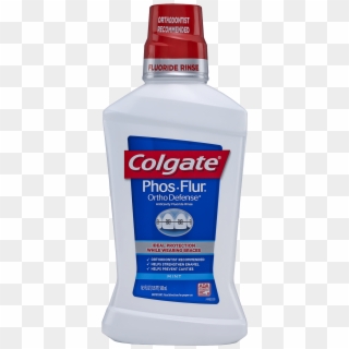 Colgate Phos-flur Mouthwash For Braces, Mint - Colgate Phos Flur Mouthwash Clipart