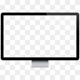 Projects - Led Tv Clipart Black And White - Png Download
