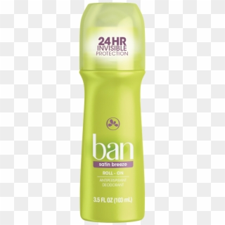 Ban Satin Breeze Roll-on Deodorant - Ban Roll On Deodorant Unscented Clipart