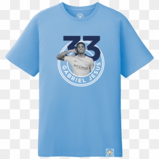 Manchester City Gabriel Jesus T-shirt - Punxsutawney Phil Clipart