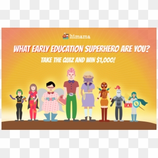 What Early Education Superhero Are You - Cartoon Clipart