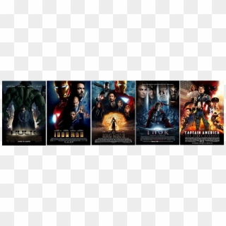 Marvel-pictures - Universo Cinematográfico Marvel Fase 1 Clipart
