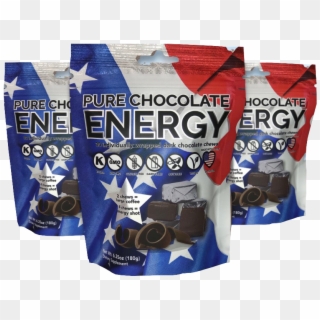 30 Pure Chocolate Energy Chews Per Package - Snack Clipart
