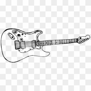 Png File Size - Electric Guitar Drawing Png Clipart