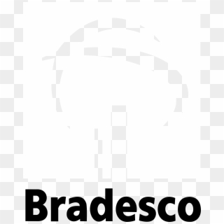Bradesco Logo Black And White - Banco Bradesco Sa Clipart