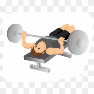 Exercise Bench Clipart Bmi - Powerlifting - Png Download
