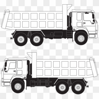 Truck Howo Track Vector - Truck Clipart