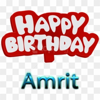 Free Png Amrit 3d Letter Png Name Png Images Transparent - Happy Birthday To You Hamza Clipart