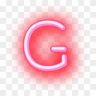 Neon Letters Png Transparent - Letter G Neon Png Clipart