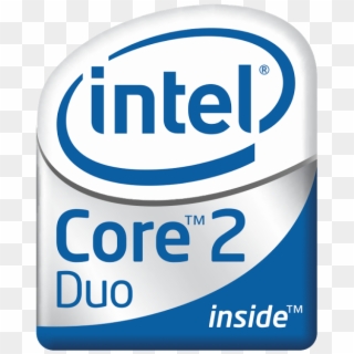 Logo Intel Core 2 Duo - Core 2 Duo Logo Png Clipart