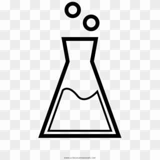 Erlenmeyer Flask Coloring Page Clipart