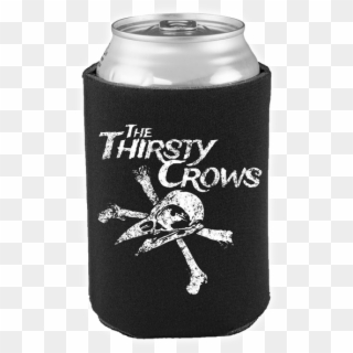 The Thirsty Crows Beer Koozie - Thirsty Crows Clipart