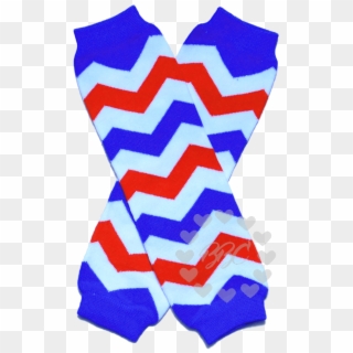 Red White And Blue Legwarmers - Pattern Clipart