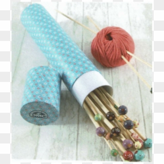 Dmc Flower Storage Tubes For Knitting Needles - Woven Fabric Clipart