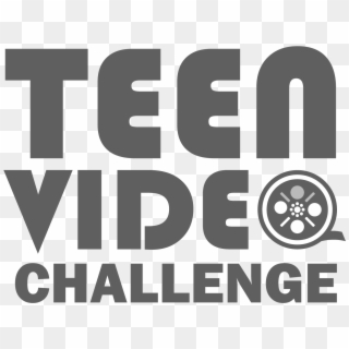 Teen Video Challenge Logo B&w [ ] - Poster Clipart