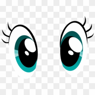 Cute Eye Cartoon - Eyes With Lashes Clipart - Png Download