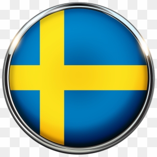 Sweden Flag Country - Circle Clipart