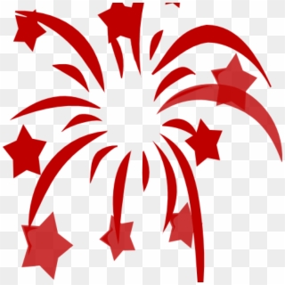 Svg Black And White Firework Clipart No Background - Chinese New Year Fireworks Clipart - Png Download