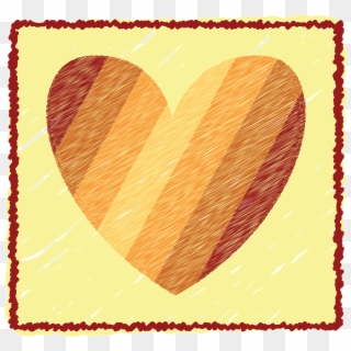Graphics Heart Striped Color Png Image - Heart Clipart