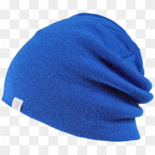 Blue Transparent Beanie - Transparent Background Winter Hat Png Clipart