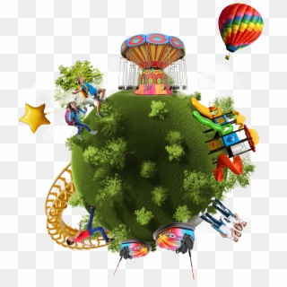 Request A Demo Yourmapp For Theme Parks - Hot Air Balloon Clipart