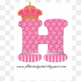 Princess Letters Png - Alfabeto Personalizado Com Tema Realeza Rosa Com Dourado Clipart