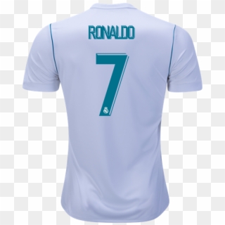 Free Shipping 2017/18 Cristiano Ronaldo 7 White Home - Football Shirt 7 Clipart