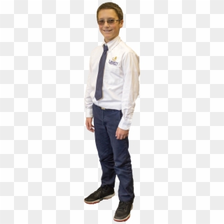 Middle School Boy Dress Uniform - Formal Wear Clipart