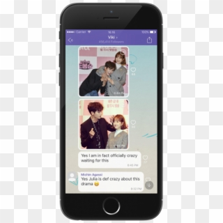 Rakuten Group Companies Viki And Viber Collaborate - Iphone Clipart