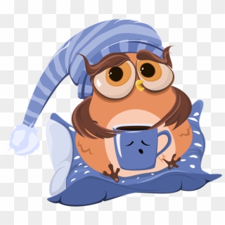 Coffee, Cup, Owl, Coffee Cup, Morning, Cartoon - Cartoon Morning Png Clipart