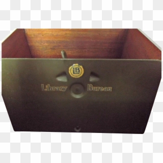 Here Is A Vintage Wood Filing Box Labeled On Inside - Plywood Clipart