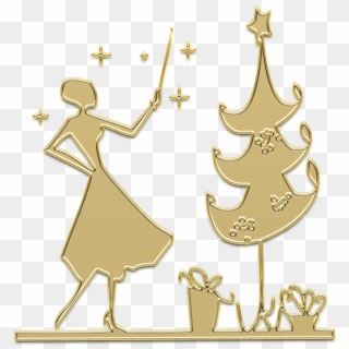 New Year's Eve, Christmas, Christmas Tree, Golden - Новогодние Золотые Шары Png Clipart
