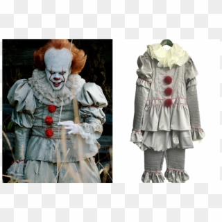 Xcoser Adult It Pennywise Halloween Costume Beige Polyester - Pennywise The Clown Bill Skarsgard Clipart
