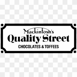 Mackintosh's Quality Street Logo Png Transparent - Mackintosh Quality Street Logo Clipart