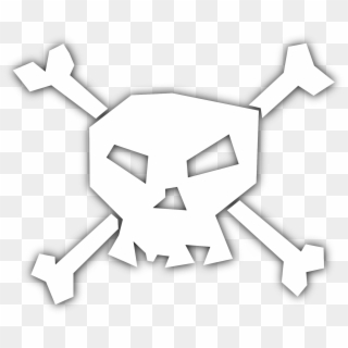 This Free Icons Png Design Of White Skull 'n White Clipart