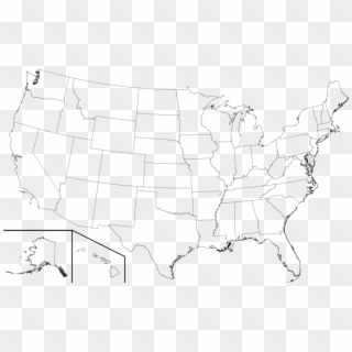 Free Png Download High Resolution Blank United States - High Resolution Map Of United States Names Clipart