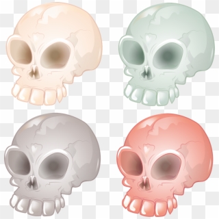 Skull And Crossbones, Skull, Bone, Cranium, Svg, Vector - Skull Clipart