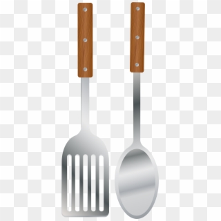 Kitchen Spoon And Spatula Png Clipart - Spoon And Spatula Transparent Png